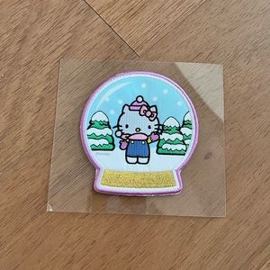 SOLD Stoney clover lane SCL HK hello kitty patch snow globe